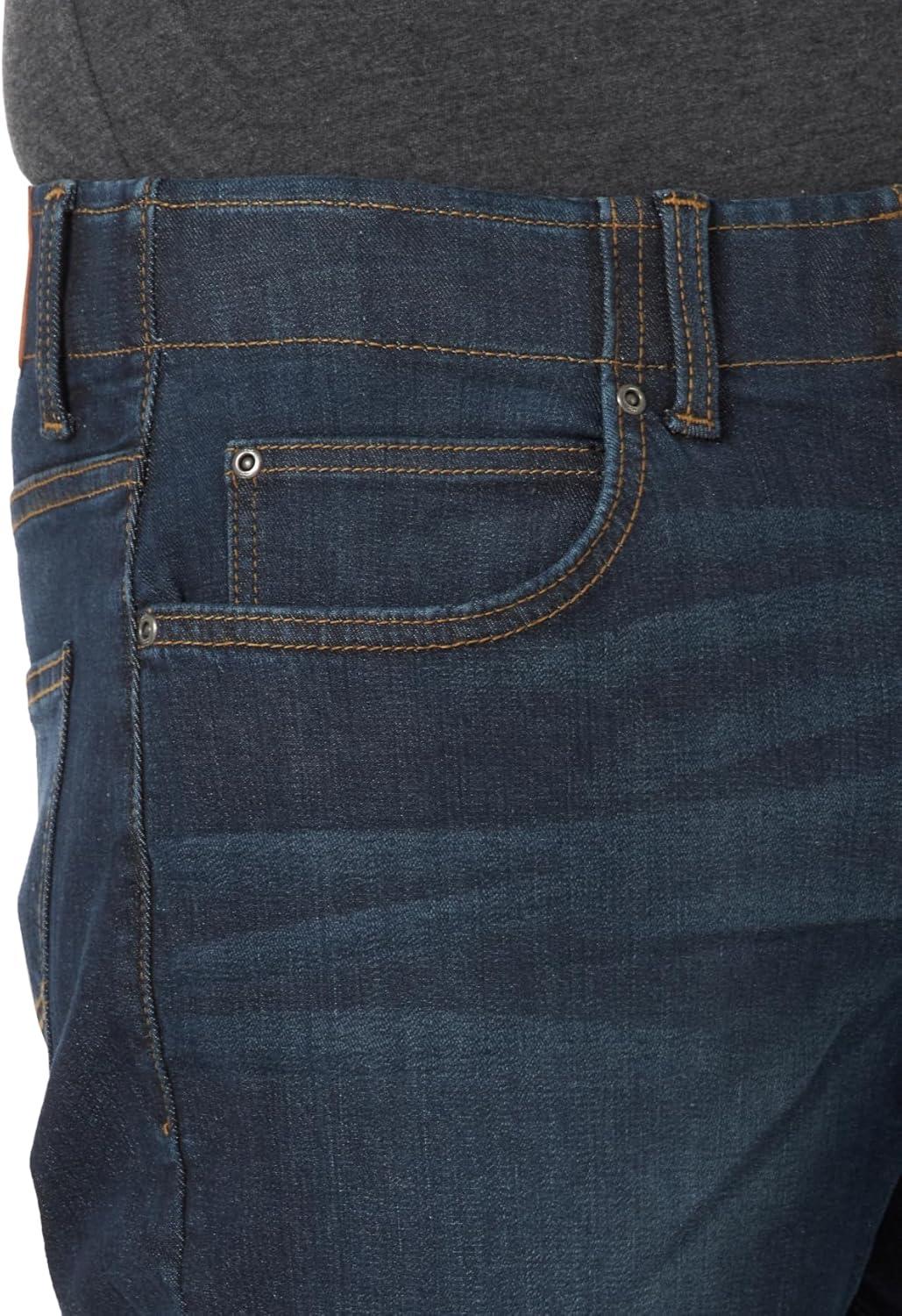 imageLee Mens Extreme Motion Straight Taper JeanBlue Strike
