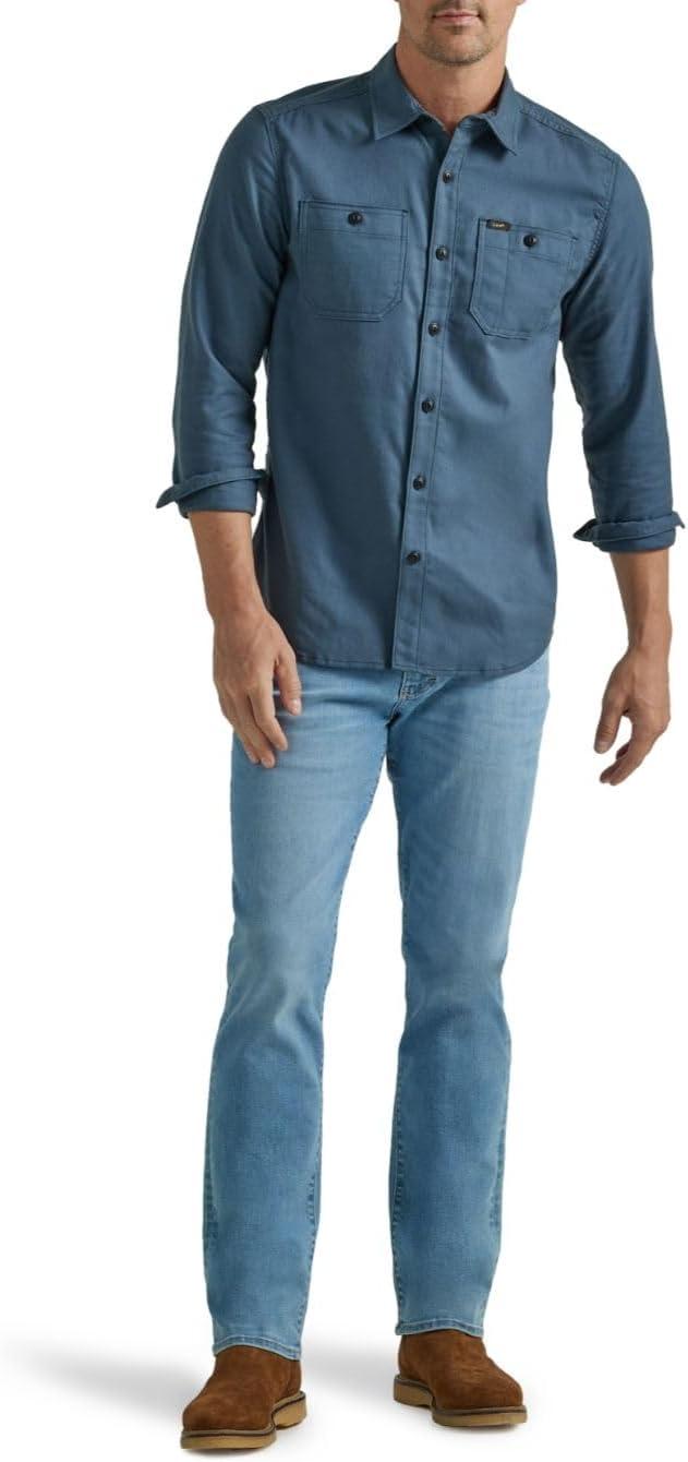 imageLee Mens Extreme Motion Straight Taper JeanNimbus