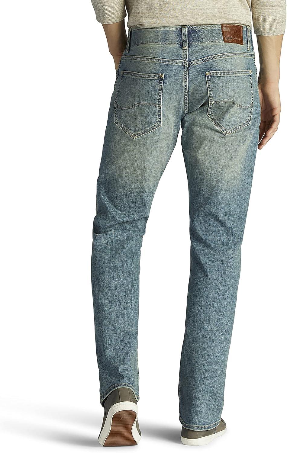 imageLee Mens Extreme Motion Straight Taper JeanRadical