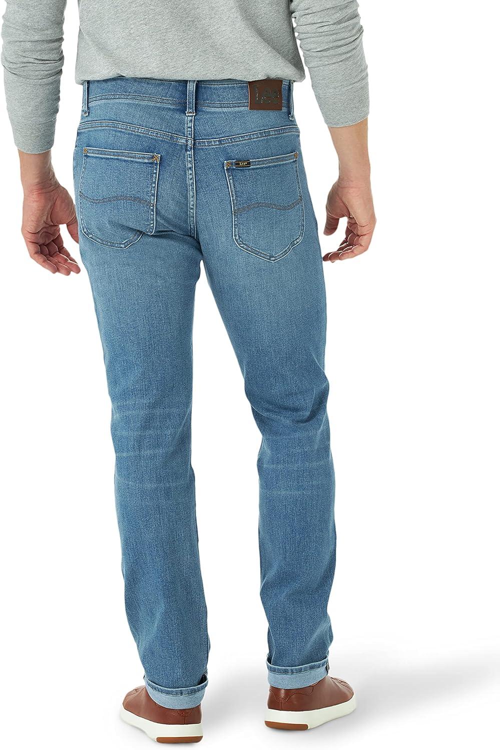 imageLee Mens Extreme Motion Straight Taper JeanScott