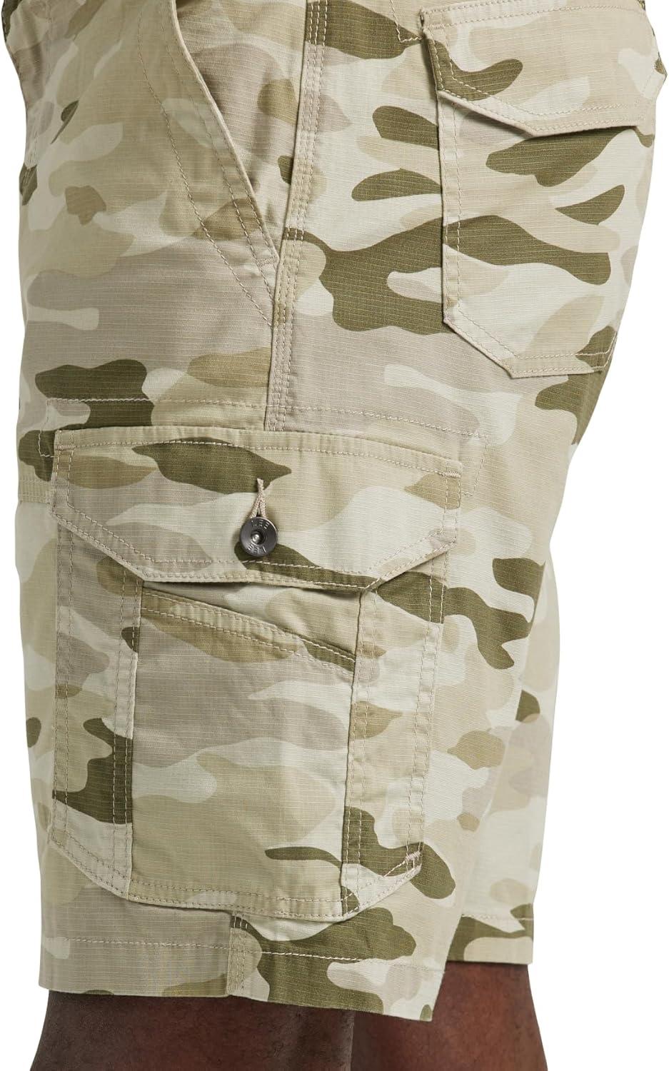 imageLee Mens Extreme Motion Swope Cargo ShortKhaki Granite Camo