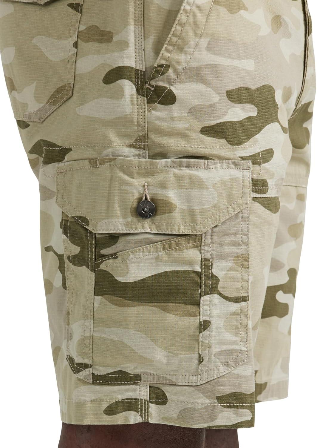 imageLee Mens Extreme Motion Swope Cargo ShortKhaki Granite Camo