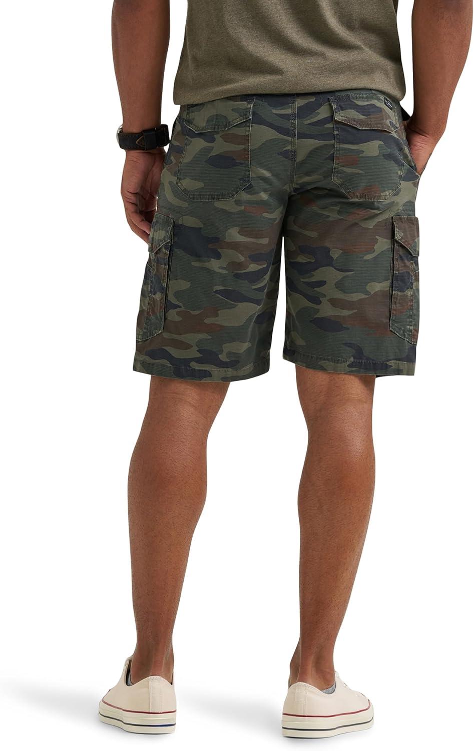 imageLee Mens Extreme Motion Swope Cargo ShortNew Moss Camo