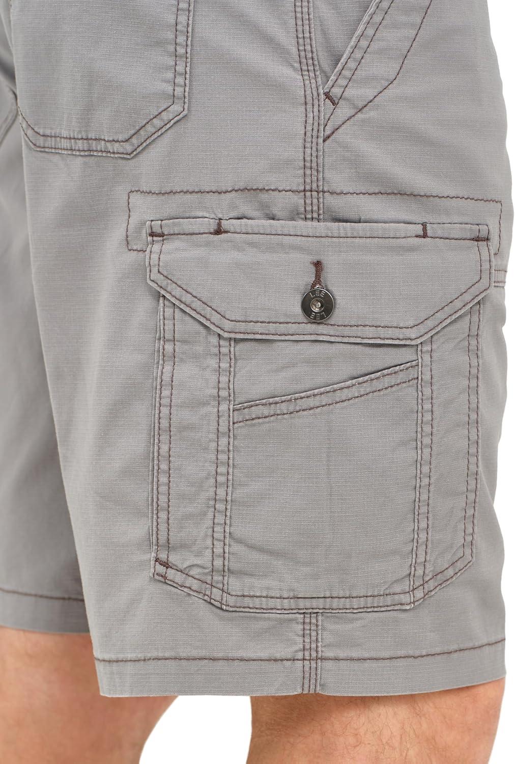 imageLee Mens Extreme Motion Swope Cargo ShortSilver
