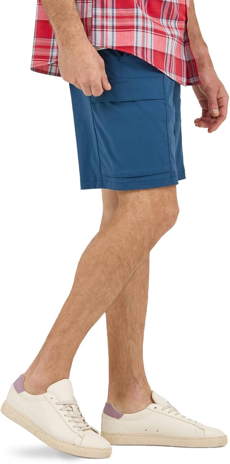 imageLee Mens Extreme Motion Synthetic Ripstop Cargo ShortOrion Blue