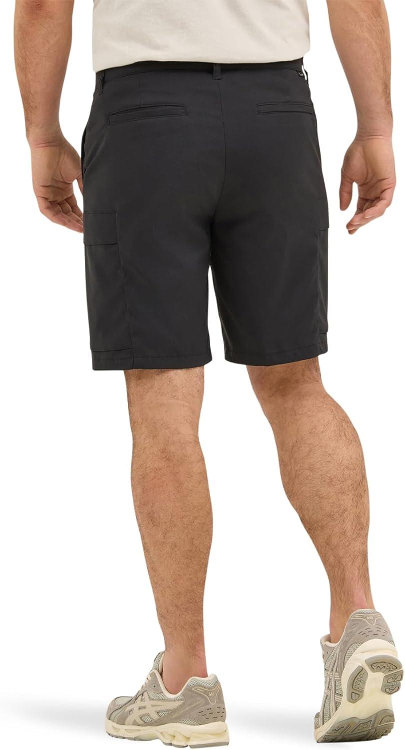 imageLee Mens Extreme Motion Synthetic Ripstop Cargo ShortUnionall Black
