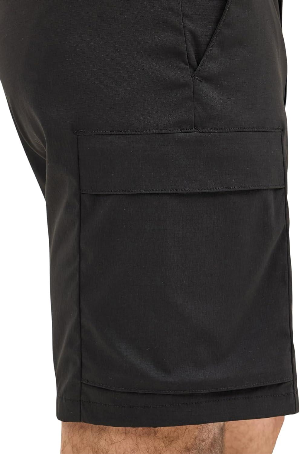 imageLee Mens Extreme Motion Synthetic Ripstop Cargo ShortUnionall Black
