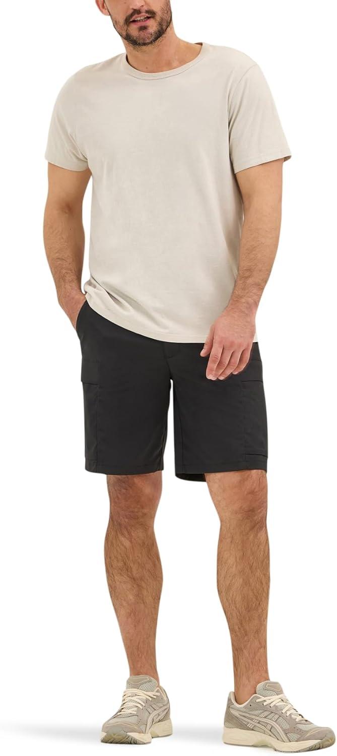 imageLee Mens Extreme Motion Synthetic Ripstop Cargo ShortUnionall Black