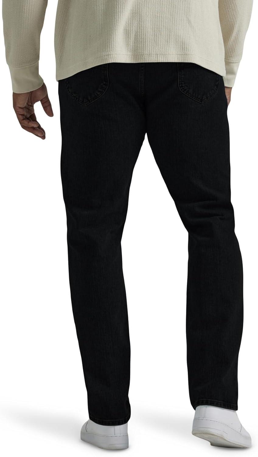 imageLee Mens Legendary Regular Straight JeanOverdye Black