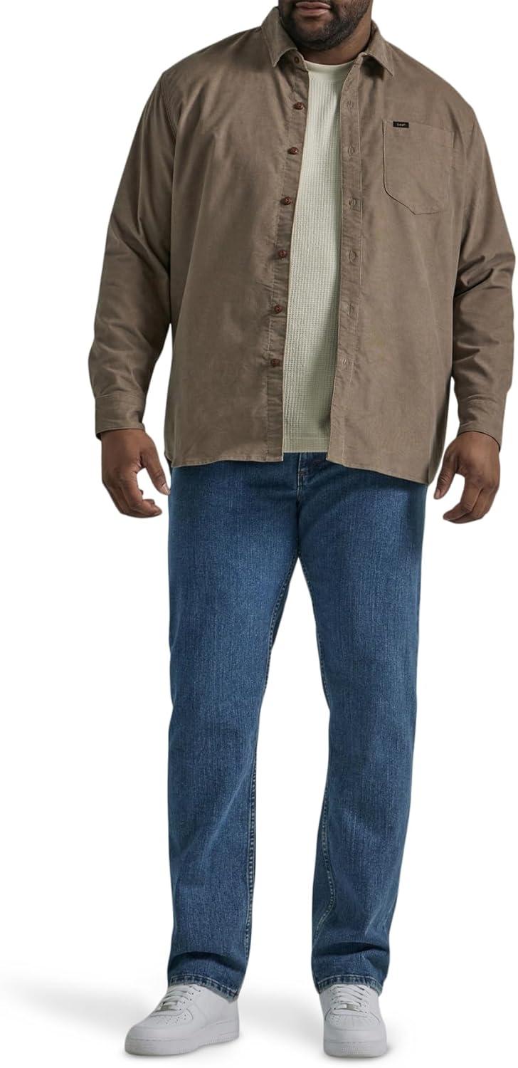 imageLee Mens Legendary Regular Straight JeanPepper Stone