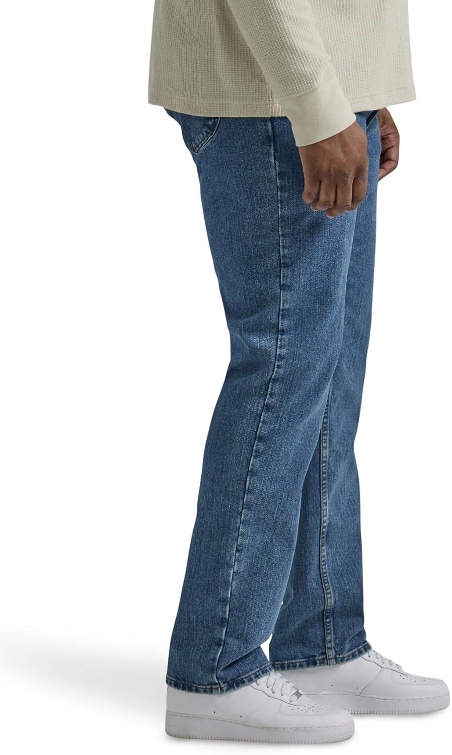 imageLee Mens Legendary Regular Straight JeanPepper Stone