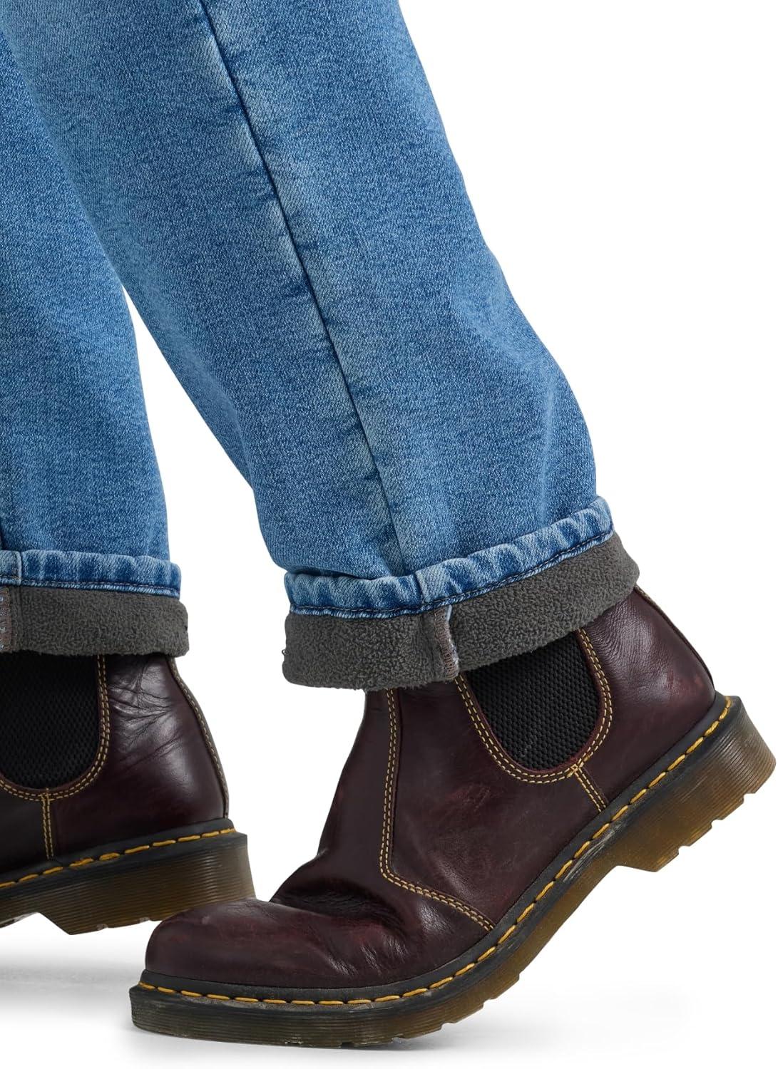 imageLee Mens Legendary Relaxed Straight JeanCoastgray Fleecelined