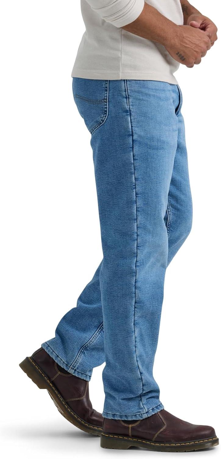 imageLee Mens Legendary Relaxed Straight JeanCoastgray Fleecelined