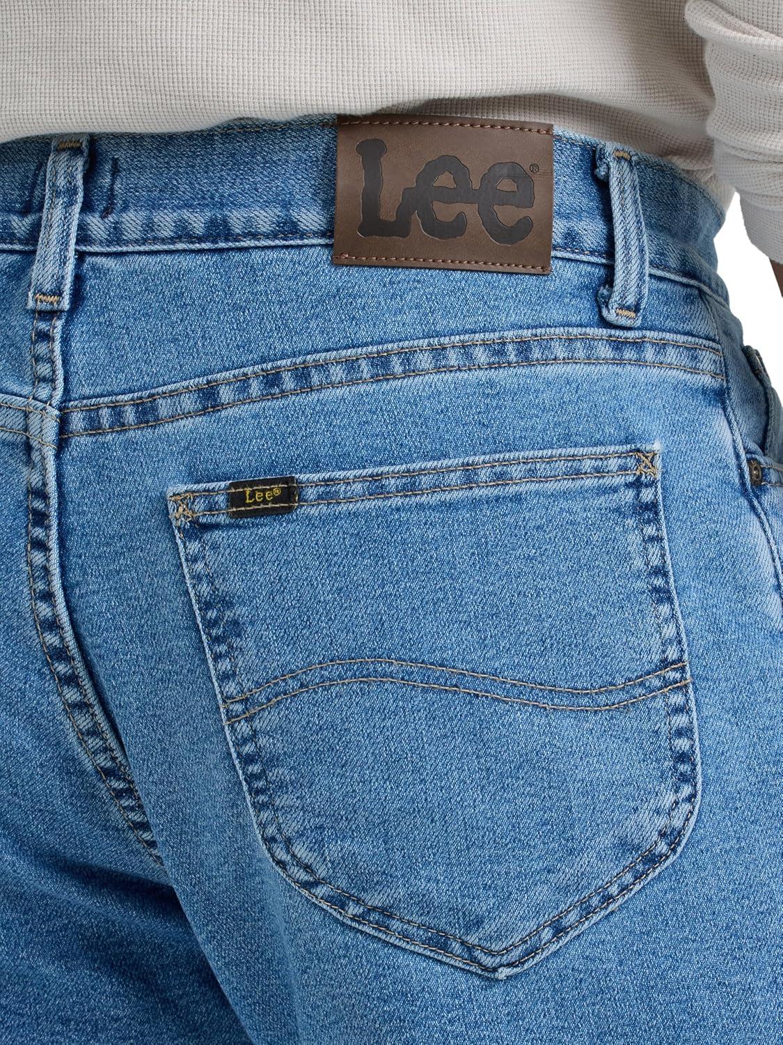 imageLee Mens Legendary Relaxed Straight JeanCoastgray Fleecelined