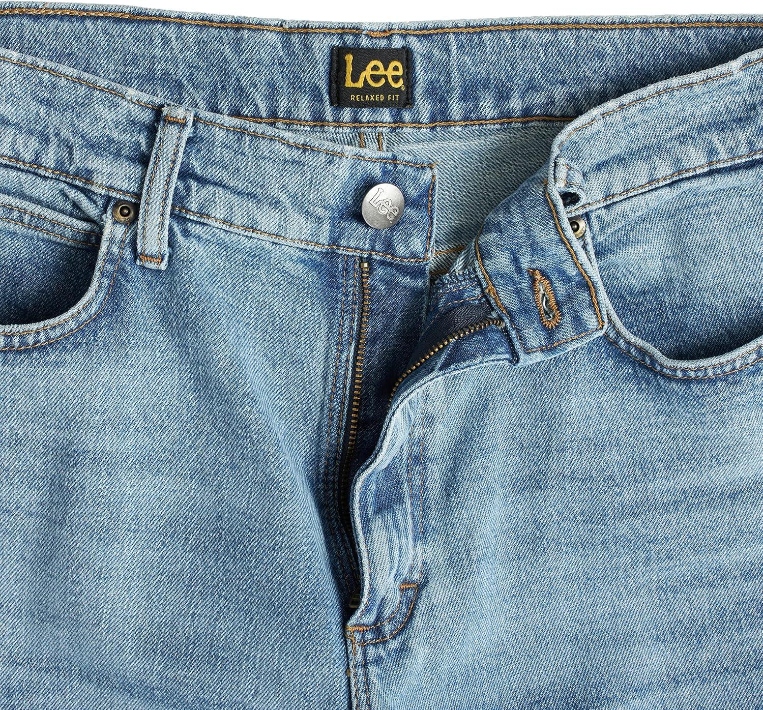 imageLee Mens Legendary Relaxed Straight JeanIcey Blue