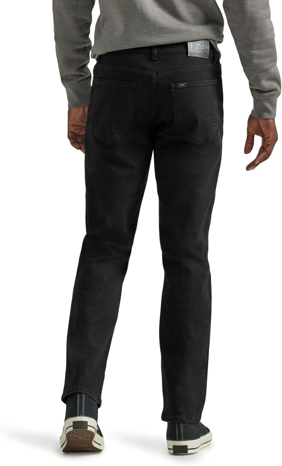 imageLee Mens Legendary Relaxed Straight JeanOverdye Black