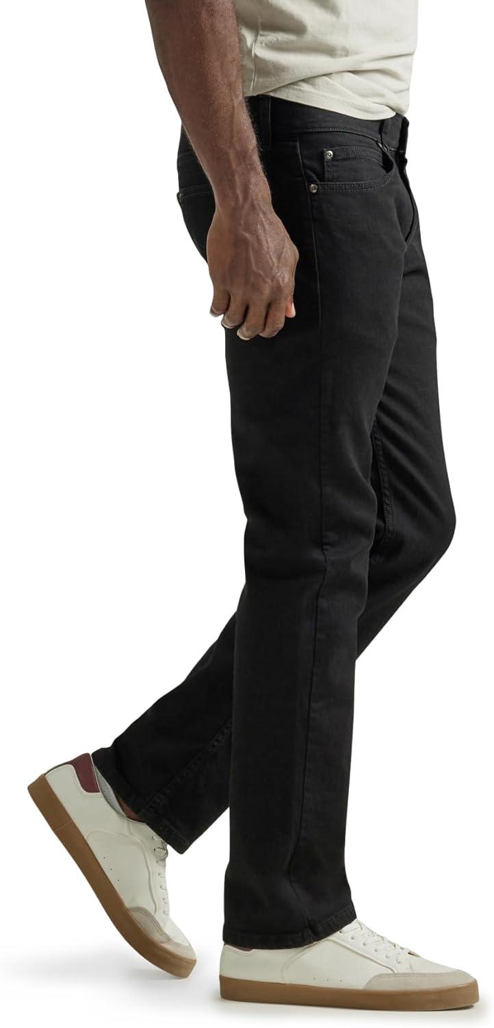 imageLee Mens Legendary Slim Straight JeanOverdye Black