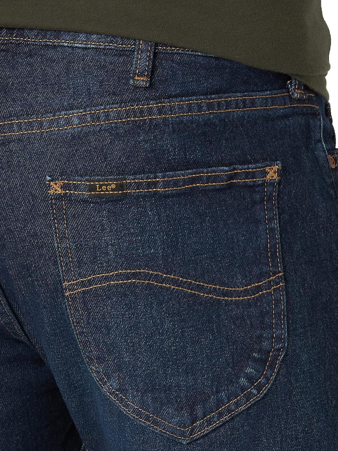 imageLee Mens Legendary Slim Straight JeanRoad Rash