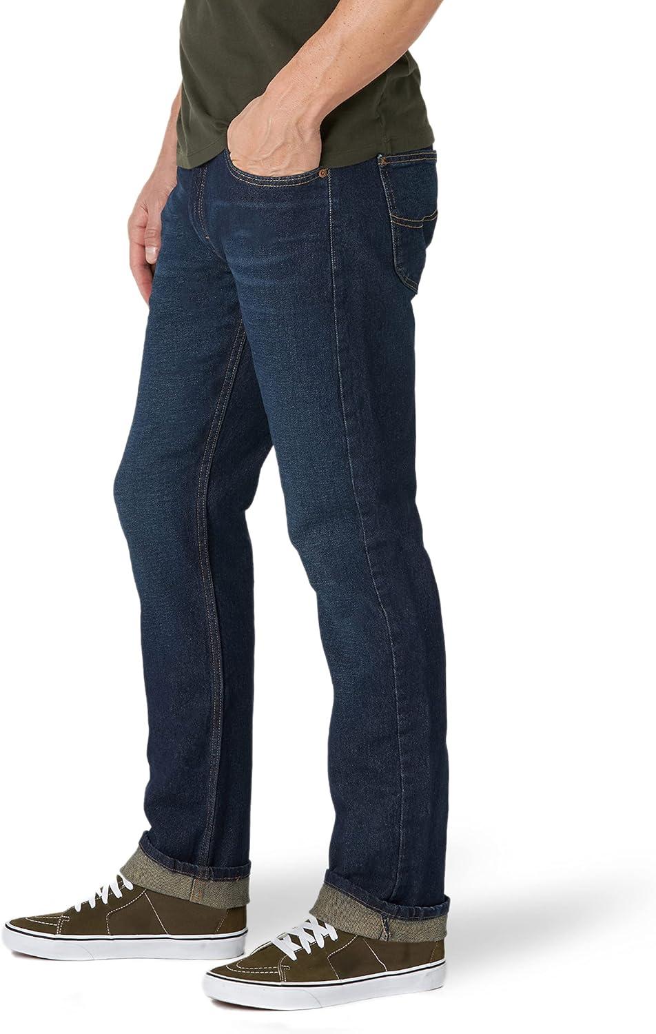 imageLee Mens Legendary Slim Straight JeanRoad Rash