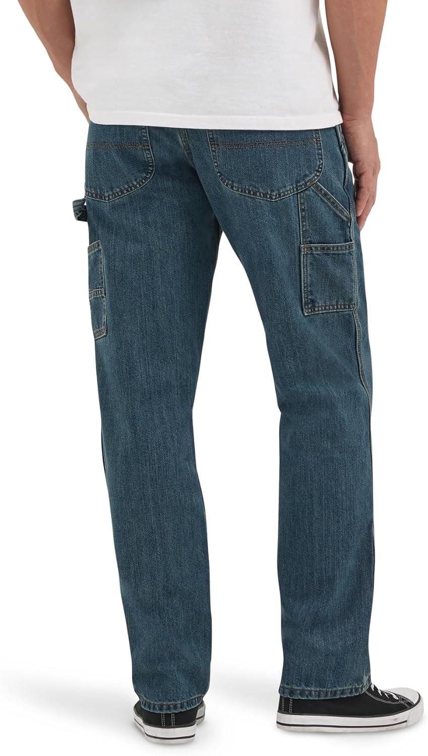 imageLee Mens Legendary Workwear Carpenter JeanAuthentic Stone