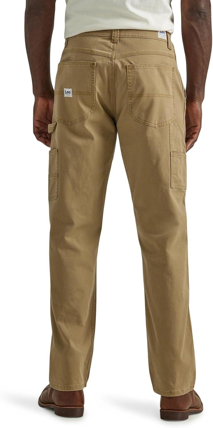 imageLee Mens Legendary Workwear Carpenter JeanDark Khaki