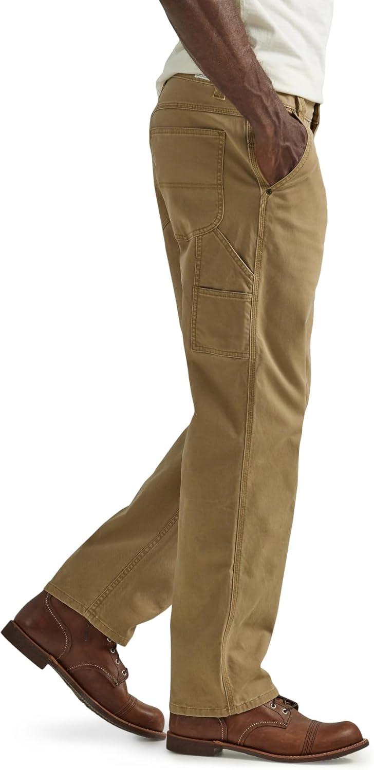 imageLee Mens Legendary Workwear Carpenter JeanDark Khaki