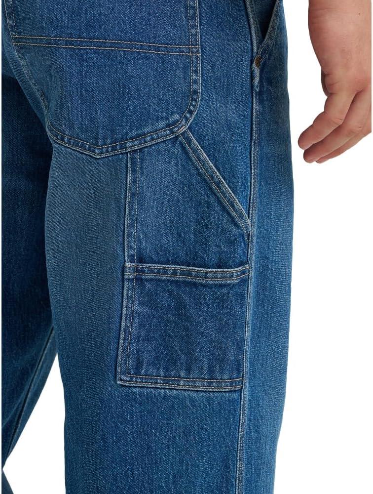 imageLee Mens Legendary Workwear Carpenter JeanPainters Blue