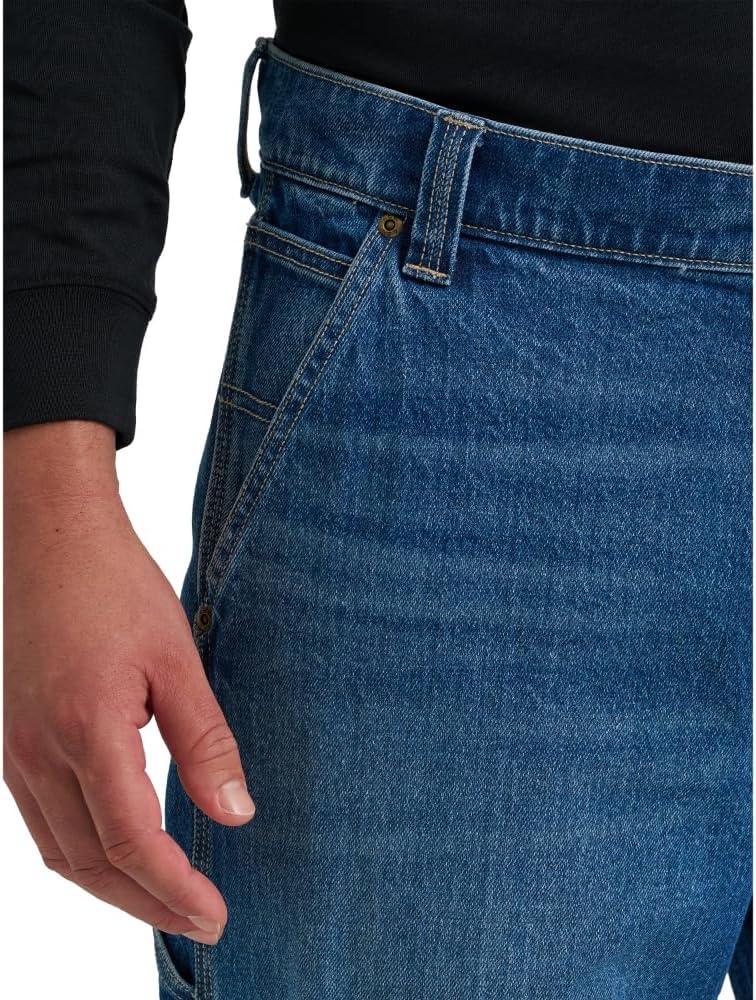 imageLee Mens Legendary Workwear Carpenter JeanPainters Blue