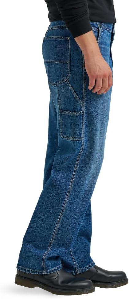 imageLee Mens Legendary Workwear Carpenter JeanPainters Blue