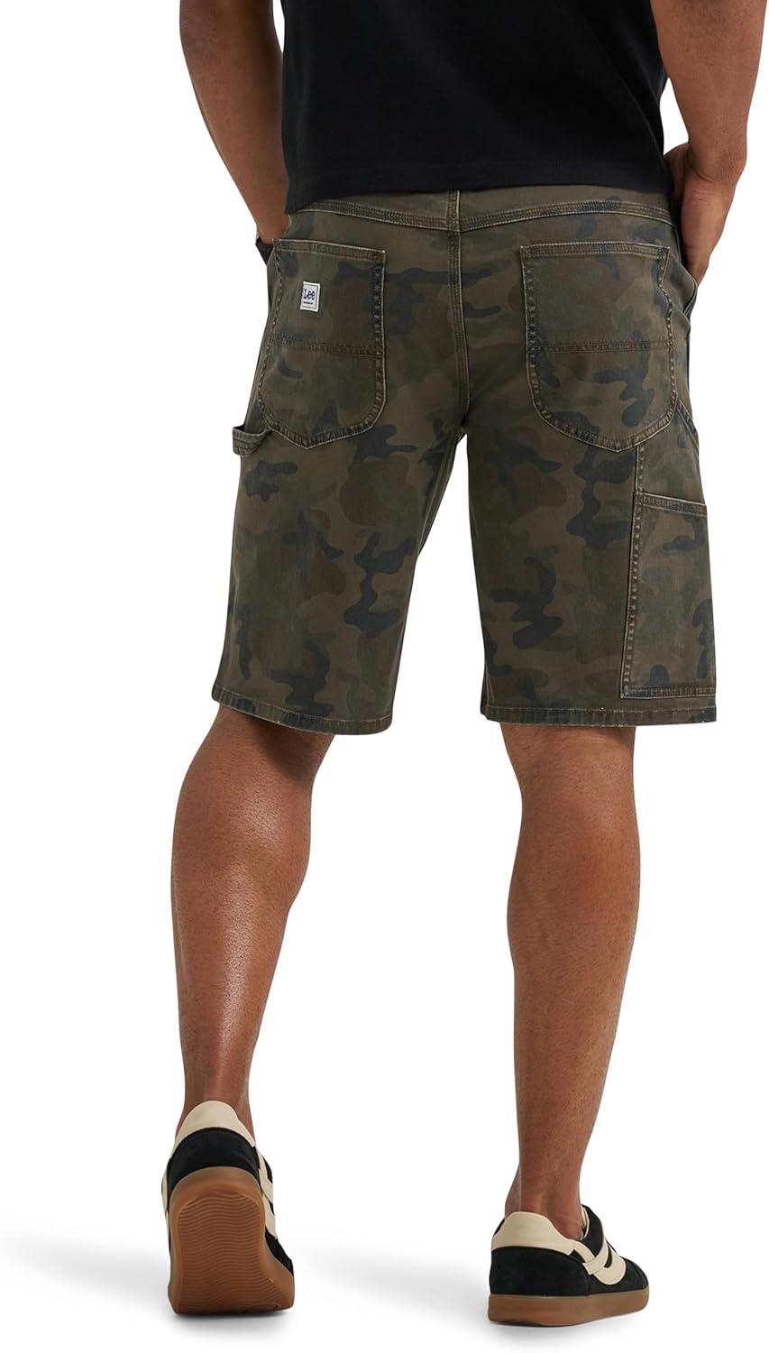 imageLee Mens Legendary Workwear Carpenter ShortOlive Camo