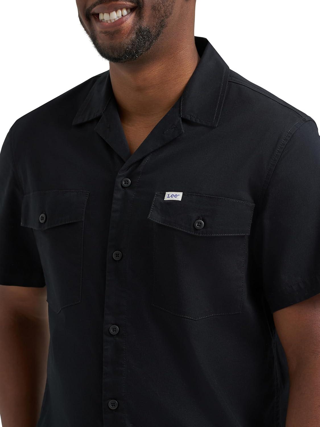 imageLee Mens Legendary Workwear Short Sleeve WorkshirtBlack