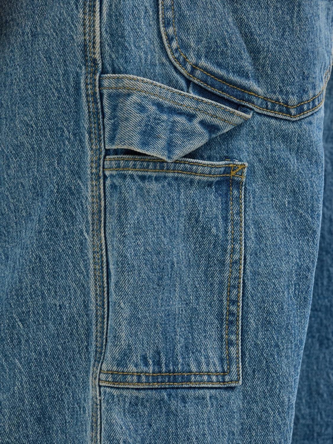 imageLee Mens Workwear Bib OverallMid Wash