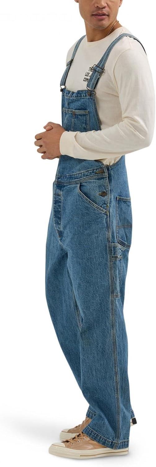 imageLee Mens Workwear Bib OverallMid Wash