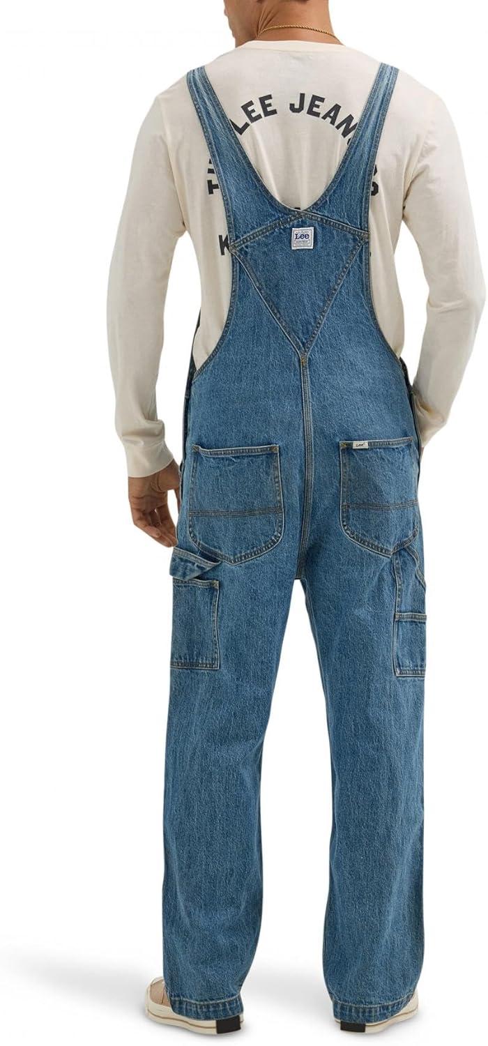 imageLee Mens Workwear Bib OverallMid Wash