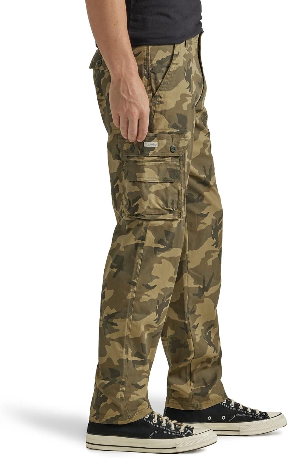 imageLee Mens Wyoming Relaxed Fit Cargo PantNative Camo