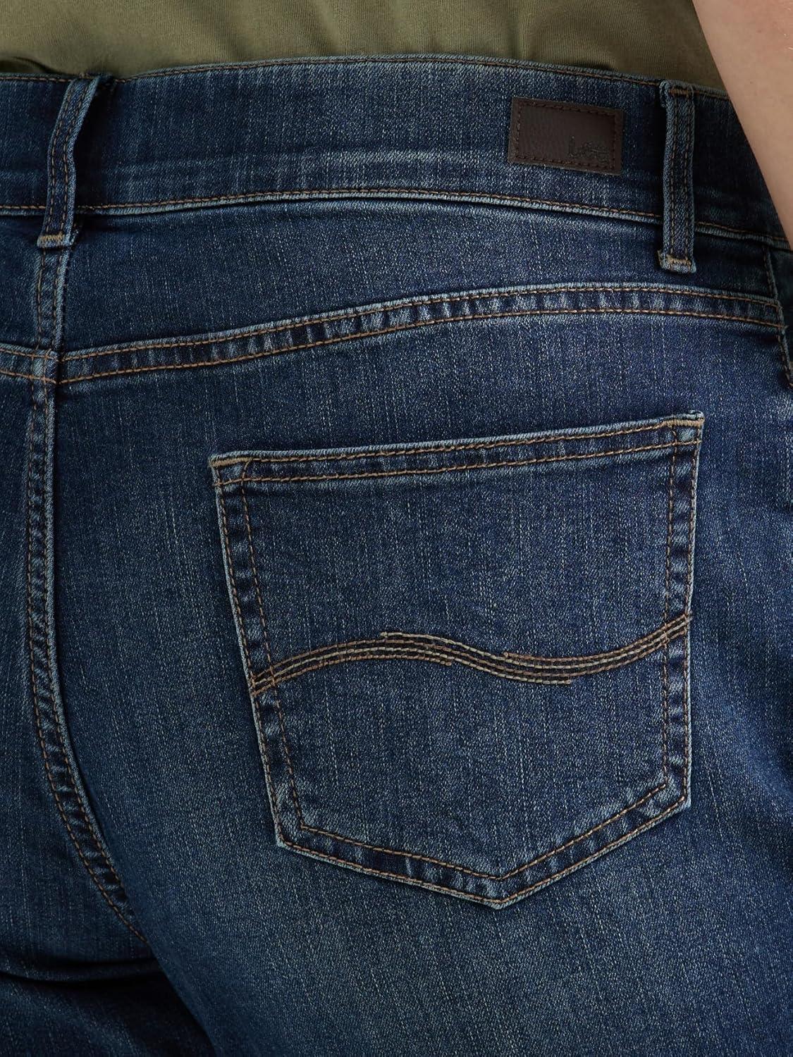 imageLee Womens Flex Motion 5 Pocket Capri JeanBewitched