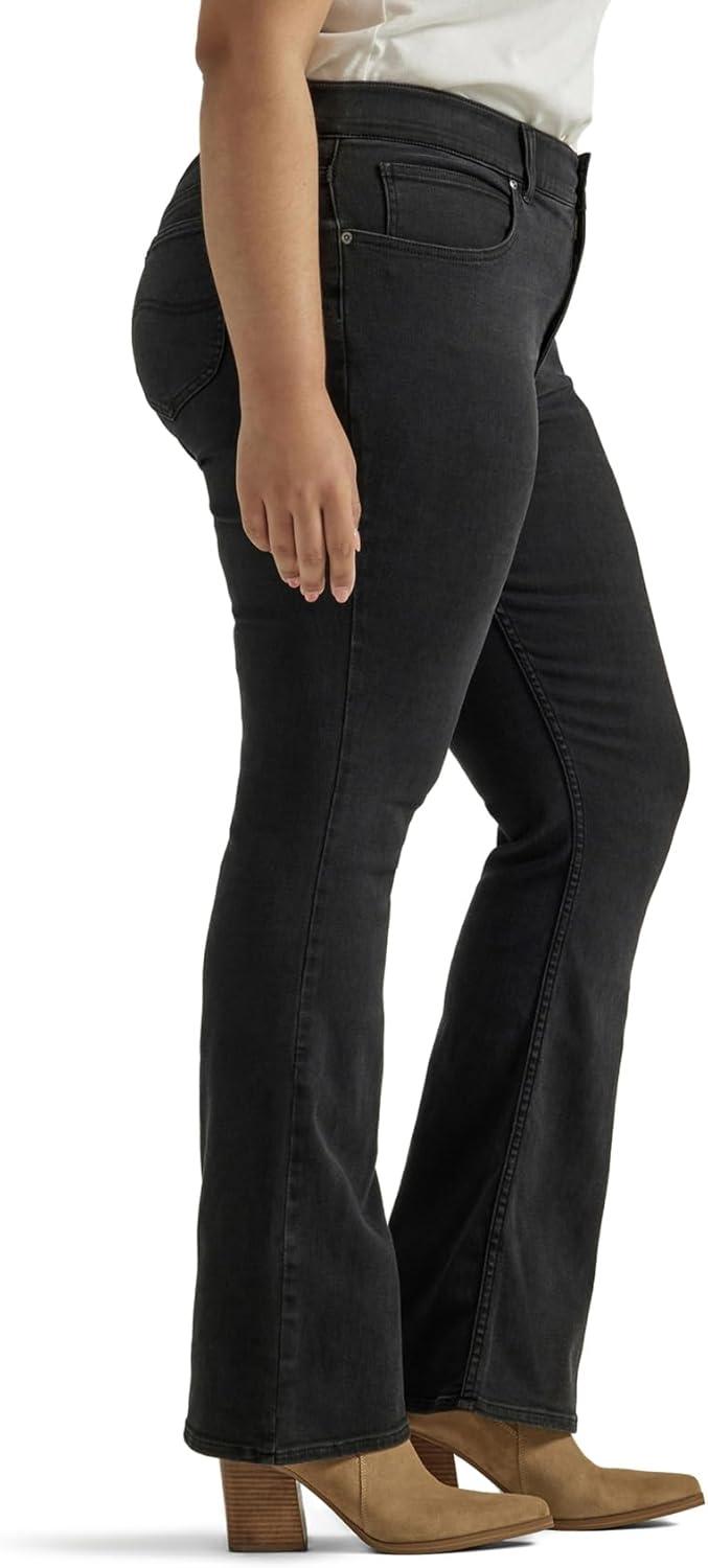 imageLee Womens Flex Motion Regular Fit Bootcut JeanMidnight Bloom