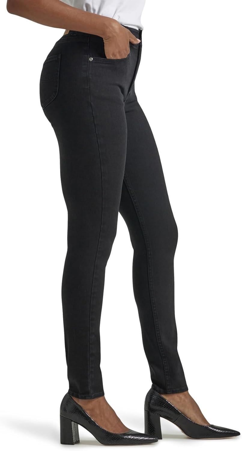 imageLee Womens High Rise Skinny JeansBlack