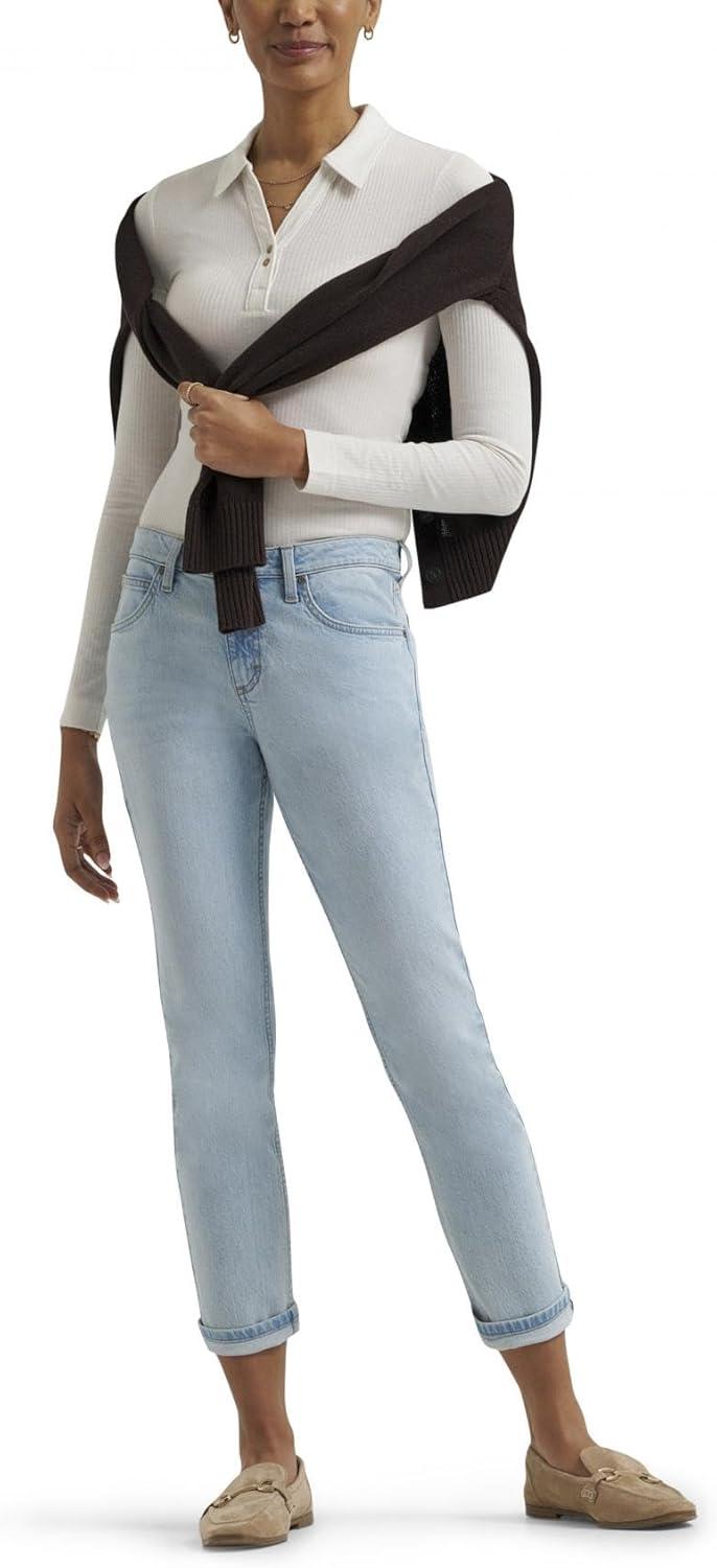 imageLee Womens Legendary 26 Straight Crop JeanDrift Away