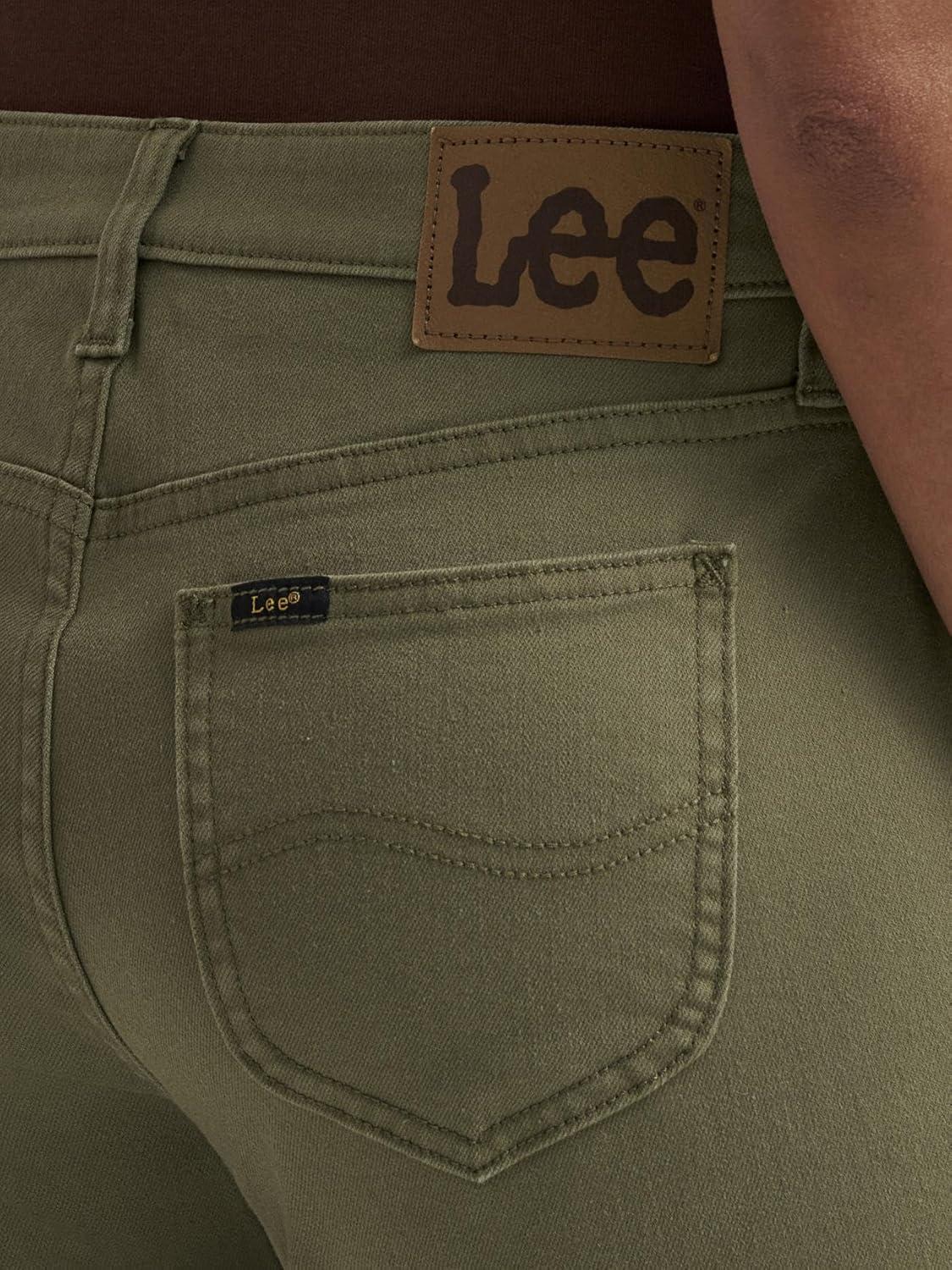 imageLee Womens Legendary 26 Straight Crop JeanMercantile Green