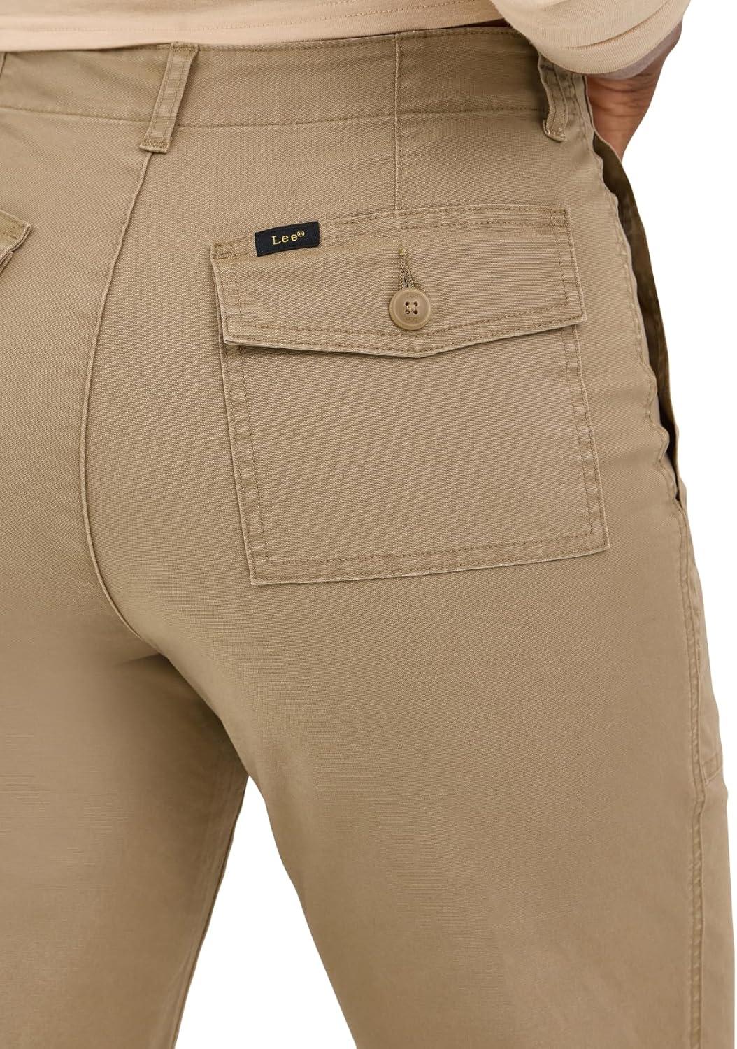 imageLee Womens Legendary 26 Utility Crop PantOscar Khaki