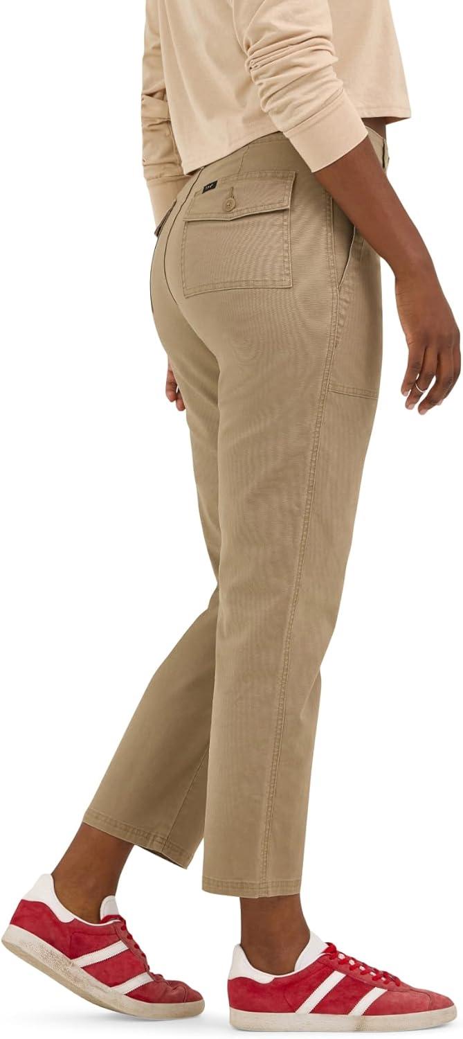 imageLee Womens Legendary 26 Utility Crop PantOscar Khaki