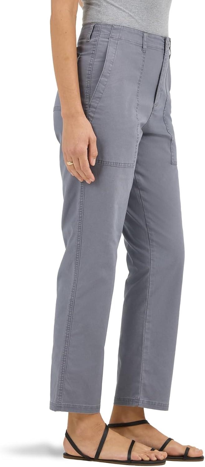 imageLee Womens Legendary 26 Utility Crop PantStormy Gray