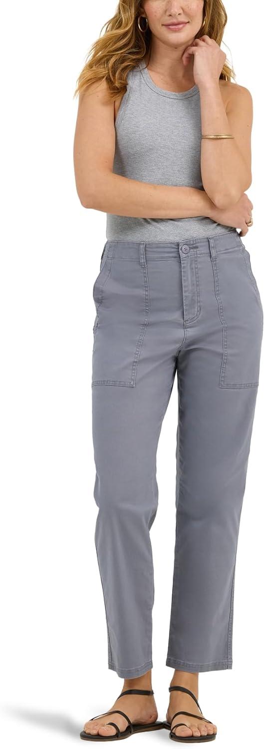 imageLee Womens Legendary 26 Utility Crop PantStormy Gray