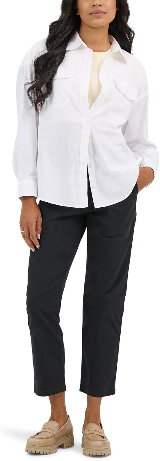 imageLee Womens Legendary 26 Utility Crop PantUnionall Black