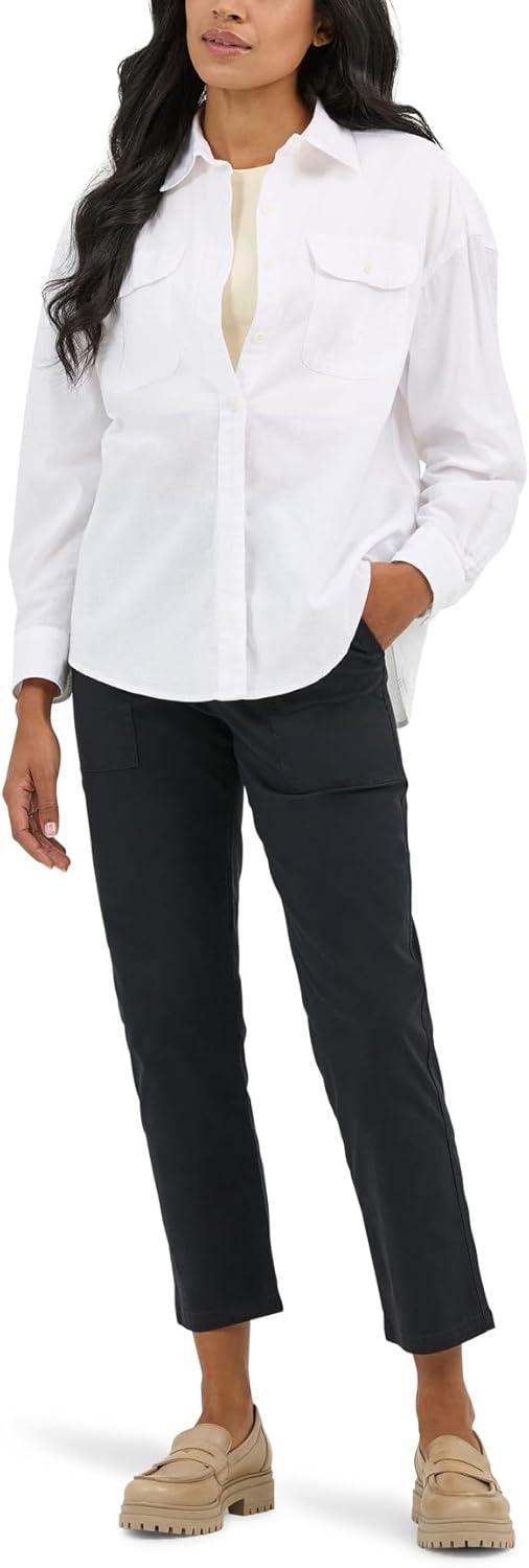 imageLee Womens Legendary 26 Utility Crop PantUnionall Black