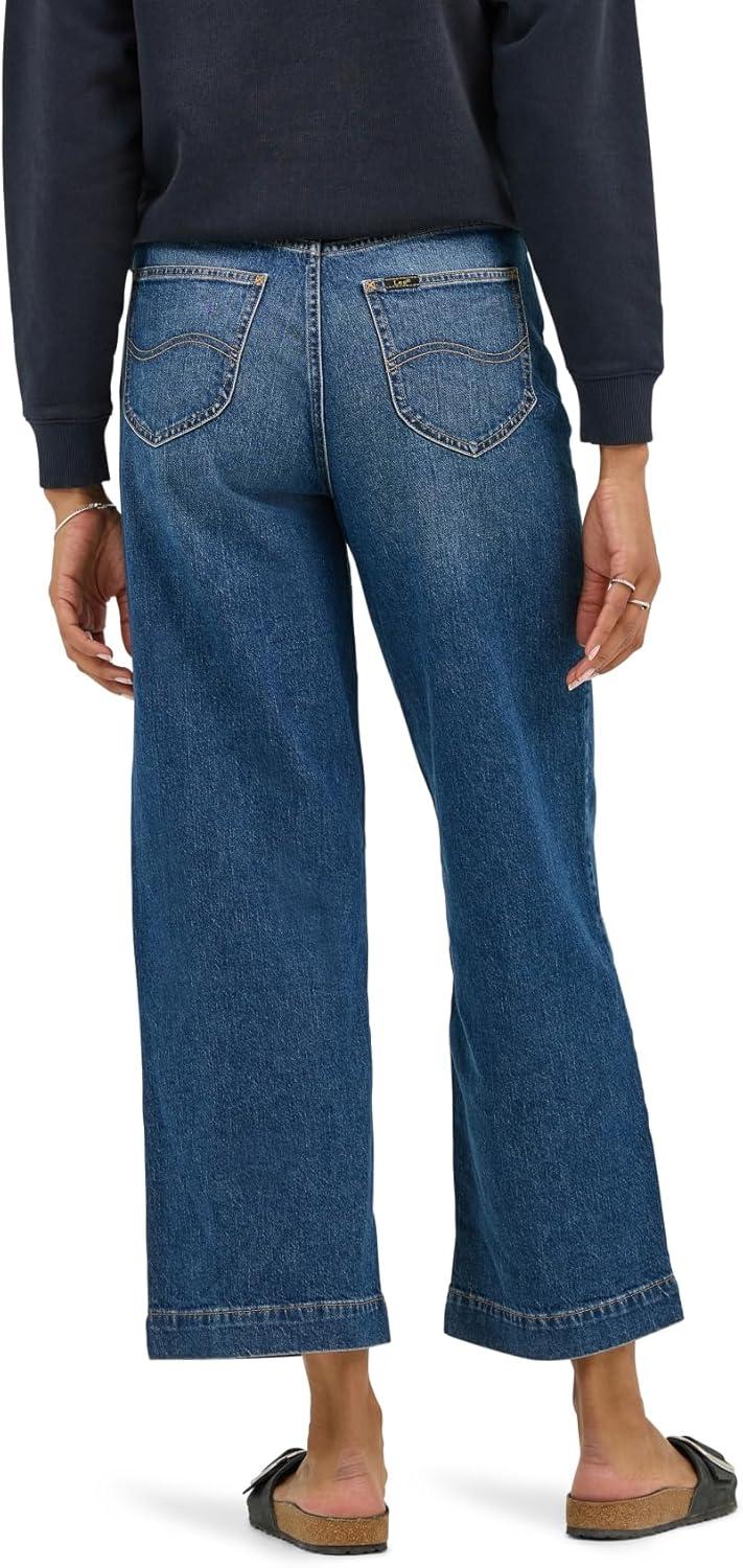 imageLee Womens Legendary 26 Wide Leg Crop JeanEat It Up