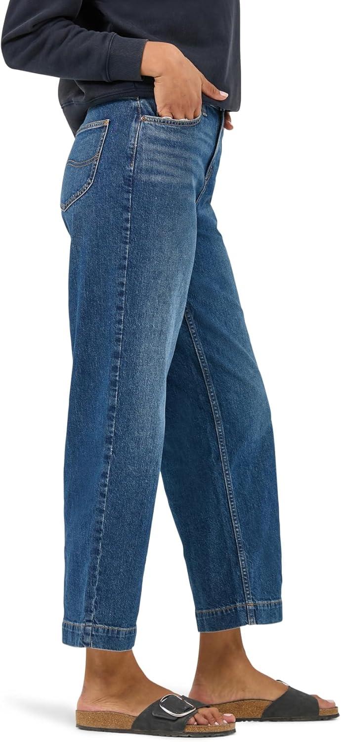 imageLee Womens Legendary 26 Wide Leg Crop JeanEat It Up
