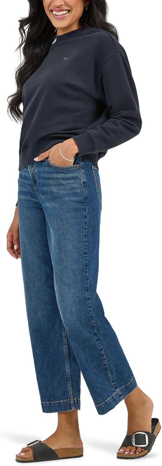 imageLee Womens Legendary 26 Wide Leg Crop JeanEat It Up