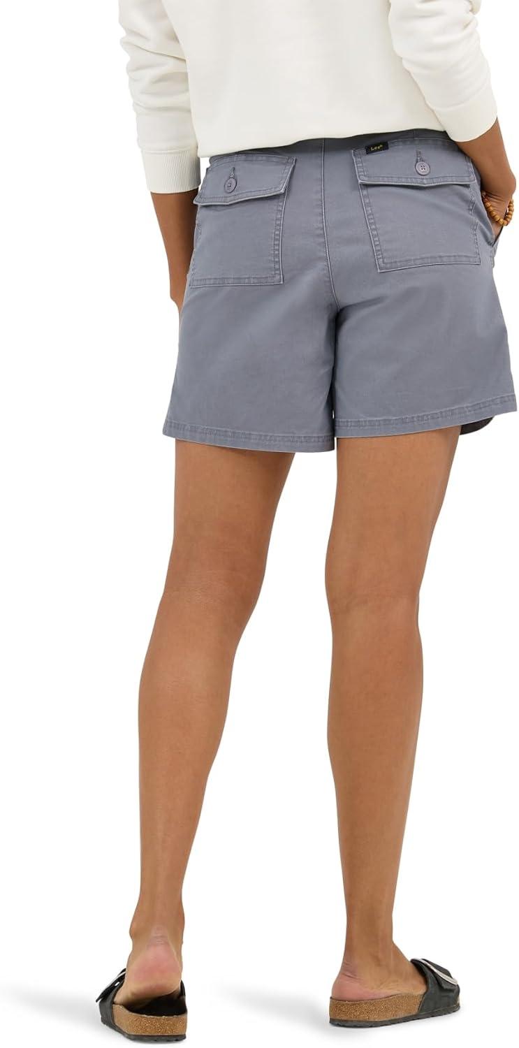 imageLee Womens Legendary 4 Utility ShortStormy Gray
